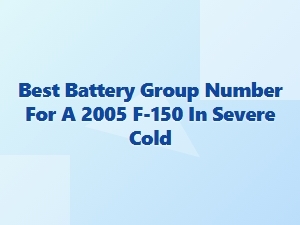 Finding the Best Cold Weather Battery for Your Ford F-150