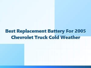 Finding the Best Cold Weather Truck Battery