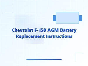 Chevrolet F150 Agm Battery Replacement Guide